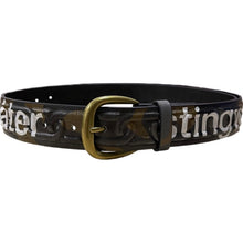 Load image into Gallery viewer, Chain Embossed Leather Belt Camoe
