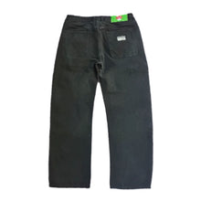 Load image into Gallery viewer, Vegan Suede Double Knee Canvas Pants Black

