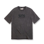 It Stings the Face T-Shirt Acid Wash Black