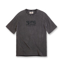 Load image into Gallery viewer, It Stings the Face T-Shirt Acid Wash Black
