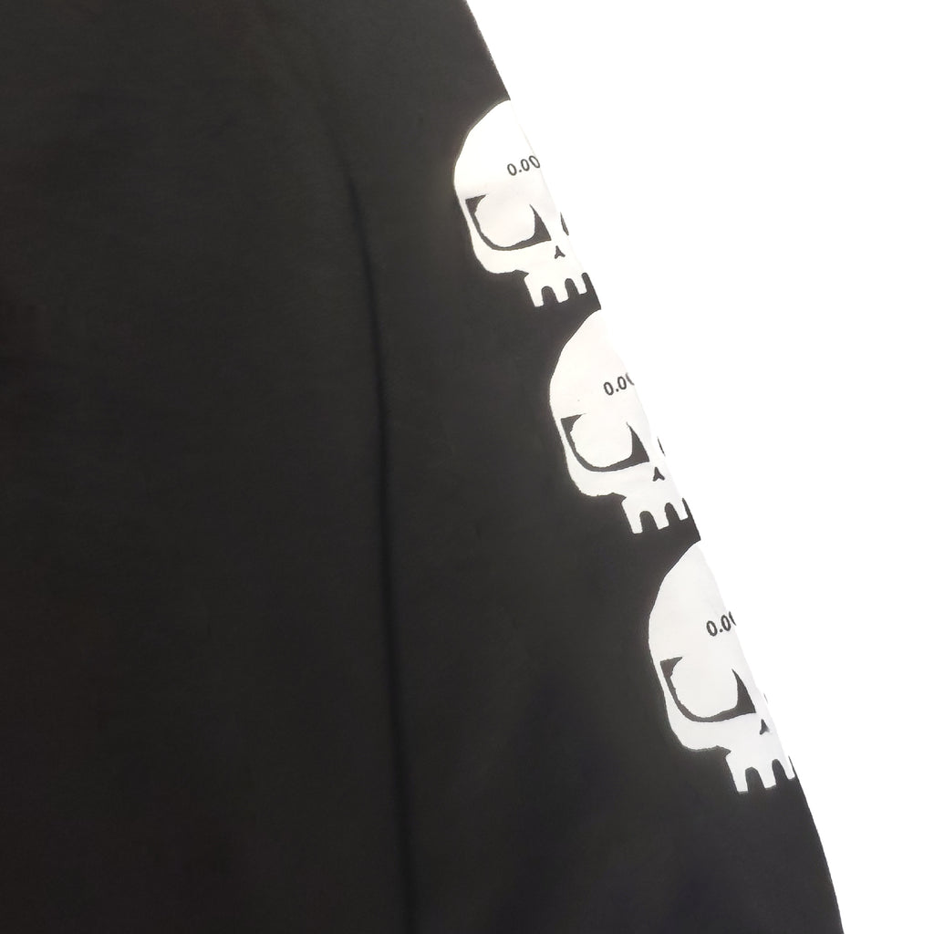 Alien Skull Long Sleeve T Shirt Black