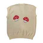 Stingwater Tiger Sweater Vest Off White
