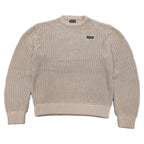 Stingwater Crisis Ribbed Knit Sweater Oatmeal