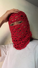 Load image into Gallery viewer, “Million little ego deaths” Stingwater Balaclava Red
