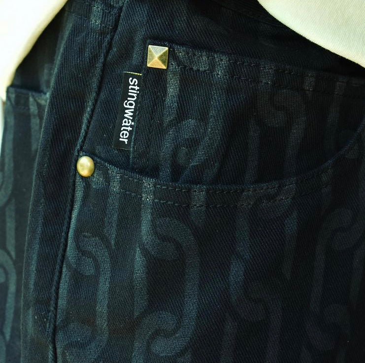 Stingwater Chain Twill Pants Black