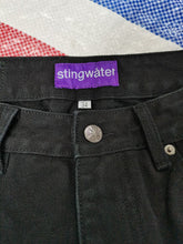 Load image into Gallery viewer, Vegan Suede Double Knee Canvas Pants Black
