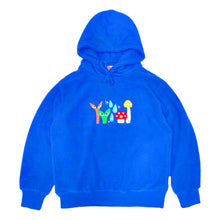 Load image into Gallery viewer, Groe Together Reverse Fleece Hoodie Blue

