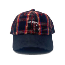 Load image into Gallery viewer, Classic Stingwater Melting Logo Hat Black Tartan
