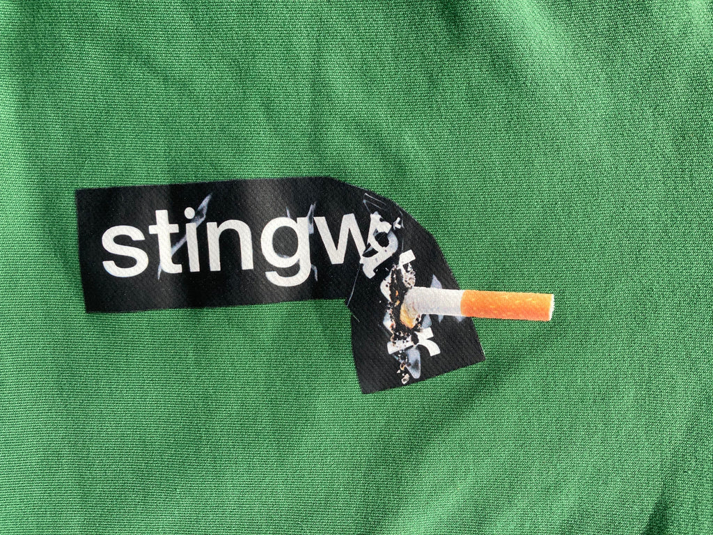 Cig and Sticker Hoodie Green