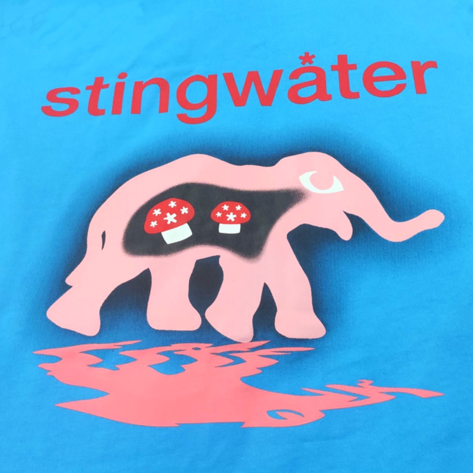 Pink Elephant T-Shirt Pacific Blue