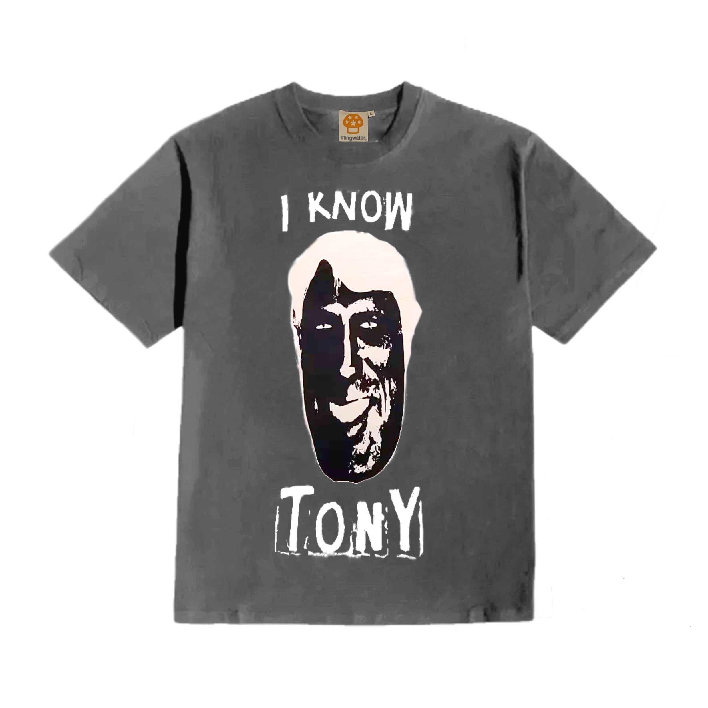 I Know Tony T-Shirt Metal Gray