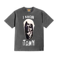I Know Tony T-Shirt Metal Gray