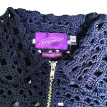 Load image into Gallery viewer, Ego Death Bomber Jacket Navy Blue
