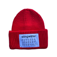 Load image into Gallery viewer, Self-Development Ribbed Beanie Red
