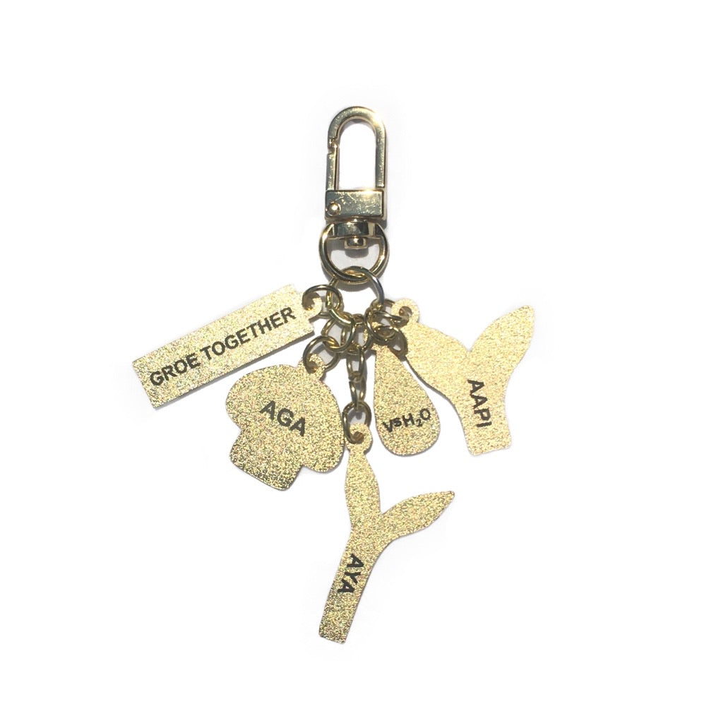 Groe Together Keychain Clip