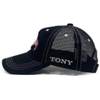 Hawkstar Canvas Trucker Hat Black/White