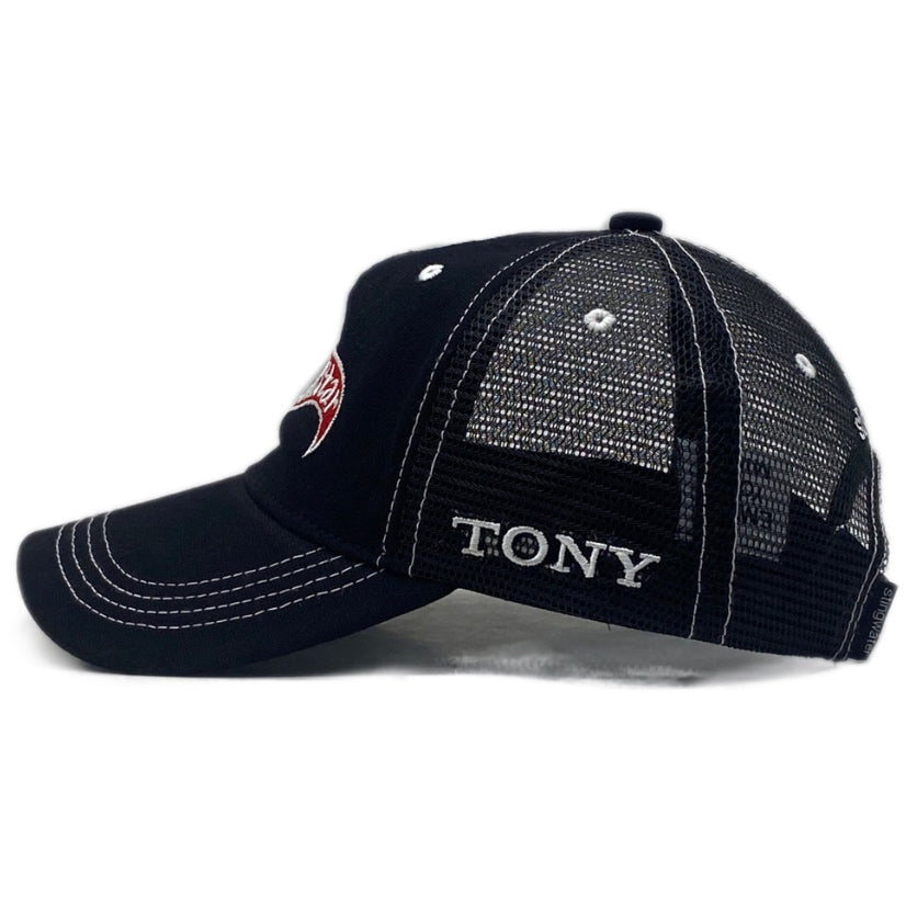 Hawkstar Canvas Trucker Hat Black/White