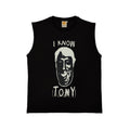 I Know Tony Sleeveless T-Shirt Black