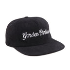 Garden Parties Corduroy Hat Black