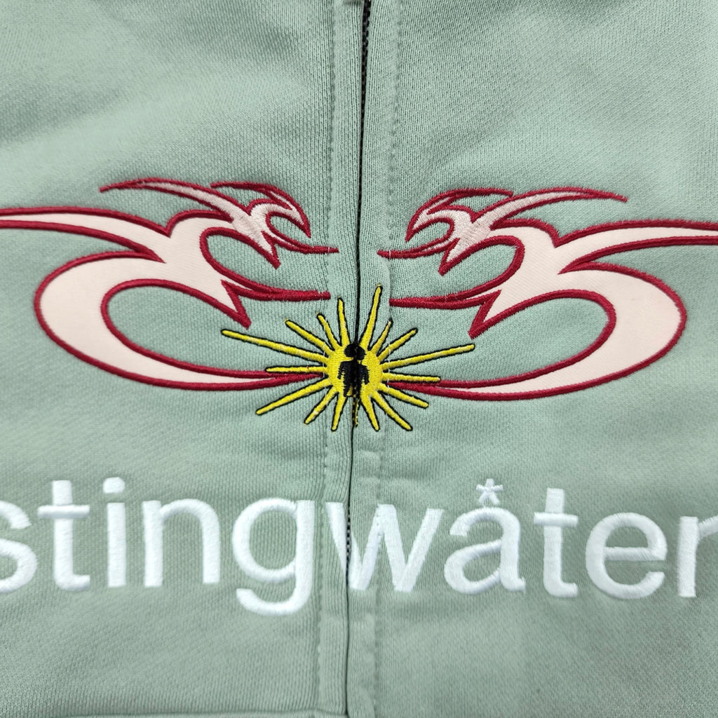 Stingwater Big Moses Full Zip Hoodie Army Green