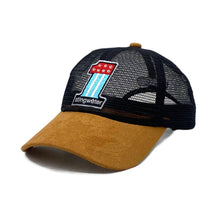 Load image into Gallery viewer, Number 1 Trucker Hat Black/Brown
