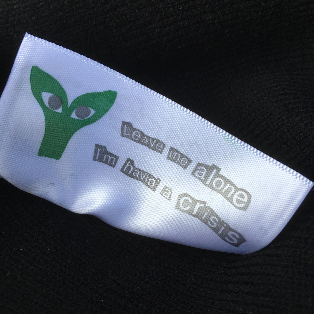 Aga Patch Beanie Black