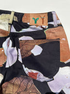 "Walking on Egg shells" Twill Pants Black