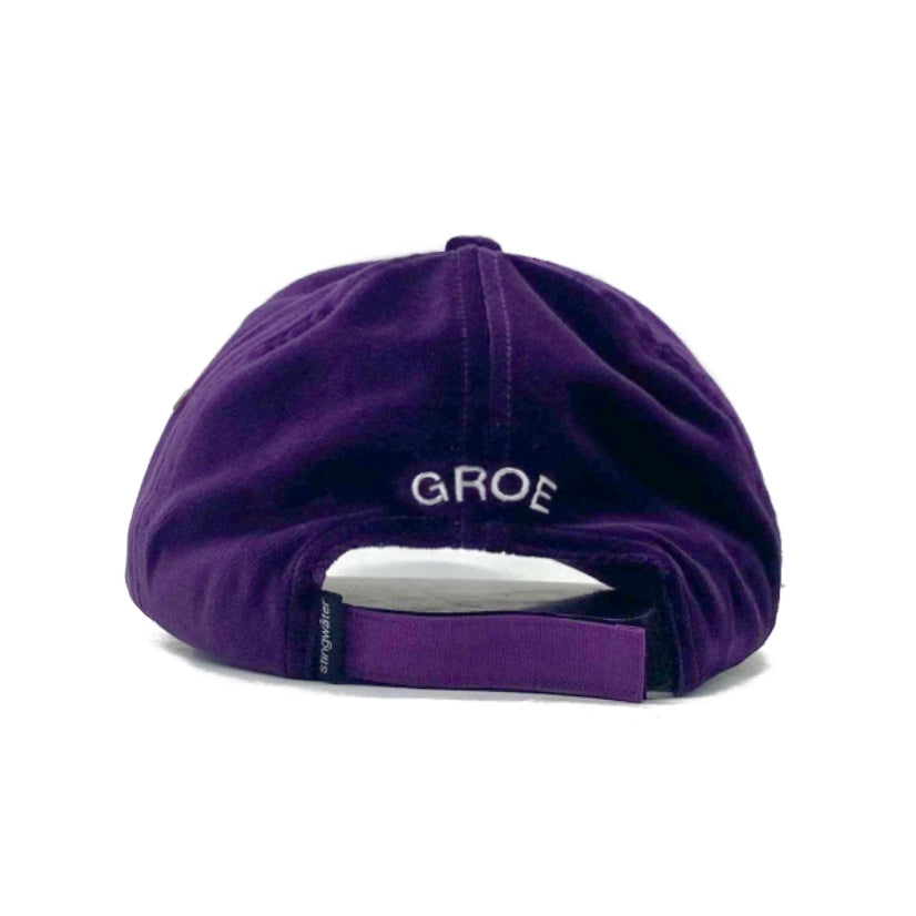 Daring to go Beyon Your Dreams Velvet Hat Royal Purple