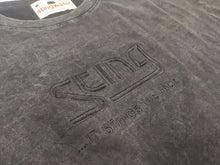 Load image into Gallery viewer, It Stings the Face T-Shirt Acid Wash Black

