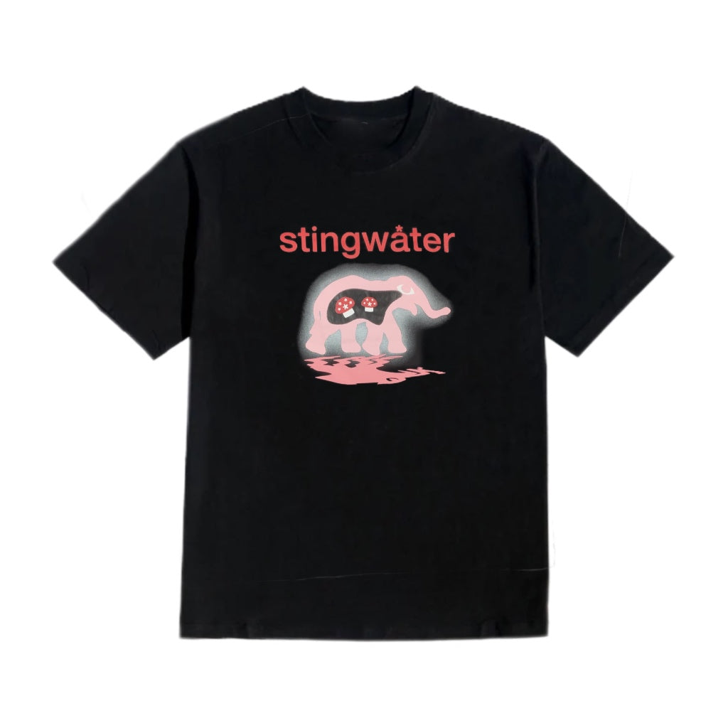 Pink Elephant T-Shirt Black