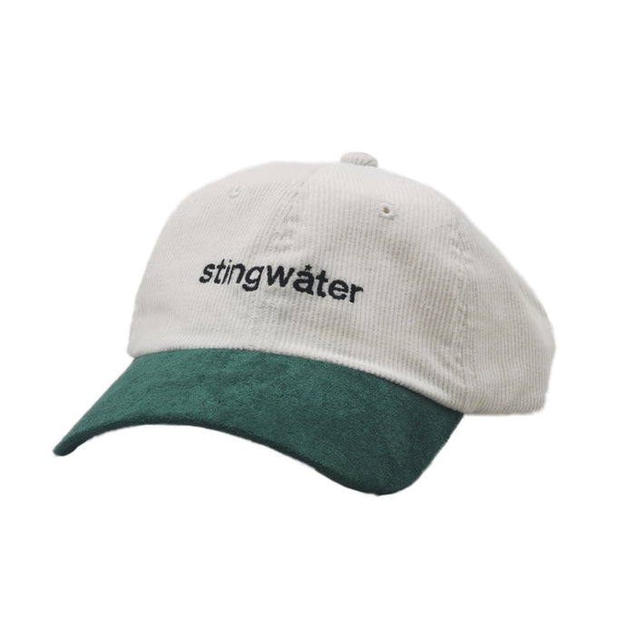 Corduroy/V. Suede Classic Logo Two Tone Hat White/Green