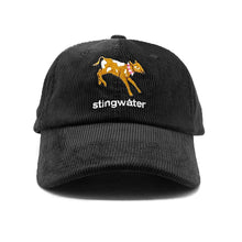 Load image into Gallery viewer, Baby Cow Corduroy Hat Black
