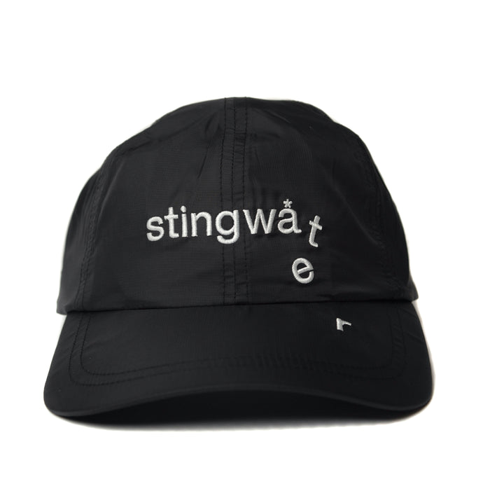 Nylon Stingwater Melting Logo Hat Black