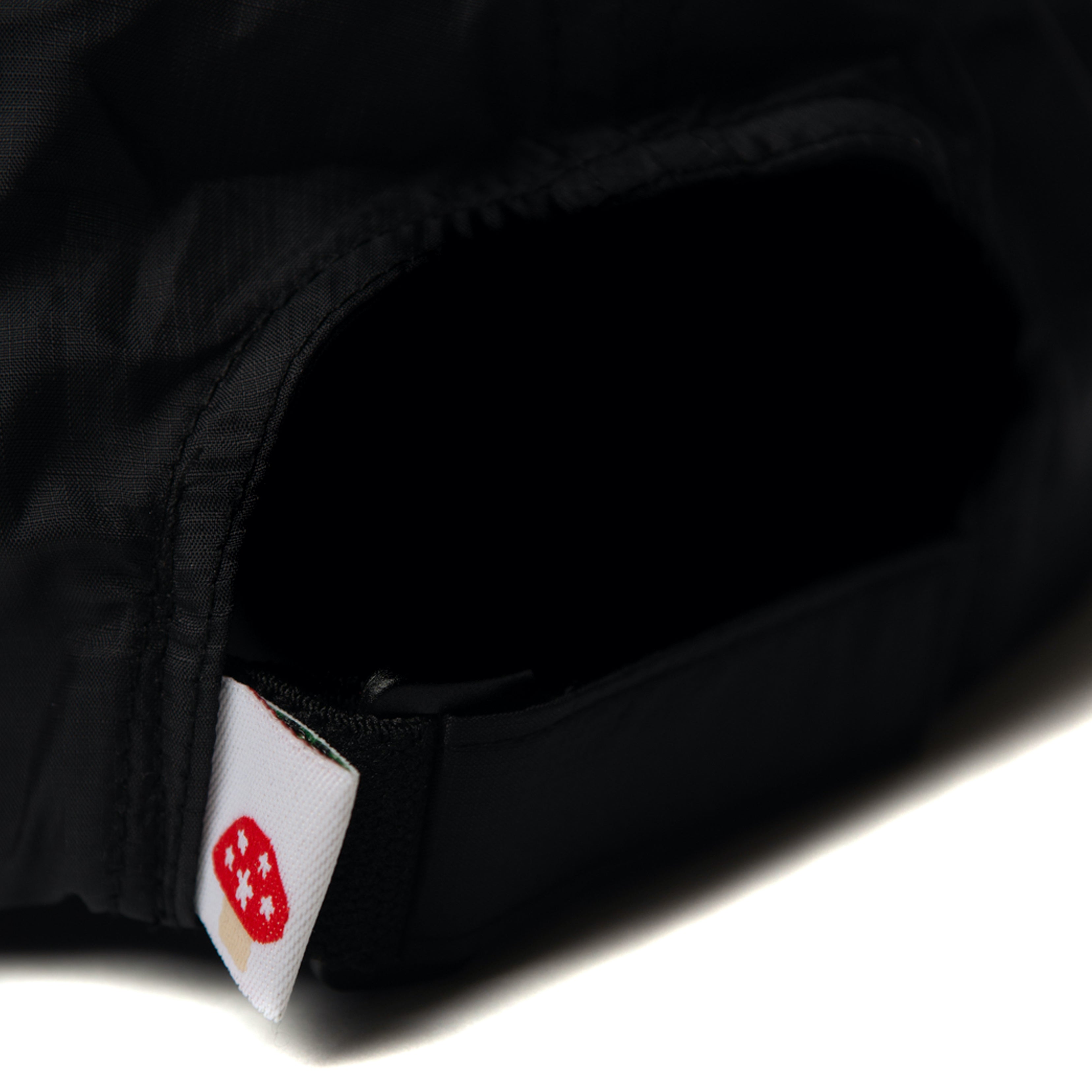 Nylon Stingwater Melting Logo Hat Black