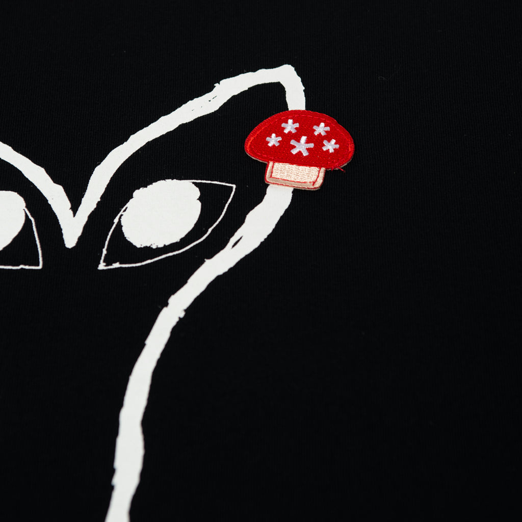 Plant Emoji With Eyes T-Shirt Black