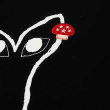 Load image into Gallery viewer, Plant Emoji With Eyes T-Shirt Black
