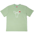 Plant Emoji With Eyes T-Shirt Pistachio Green