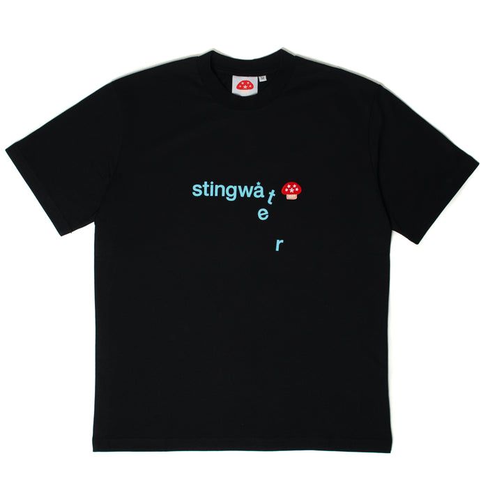 Stingwater Melting Logo with Aga Patch T-Shirt Black