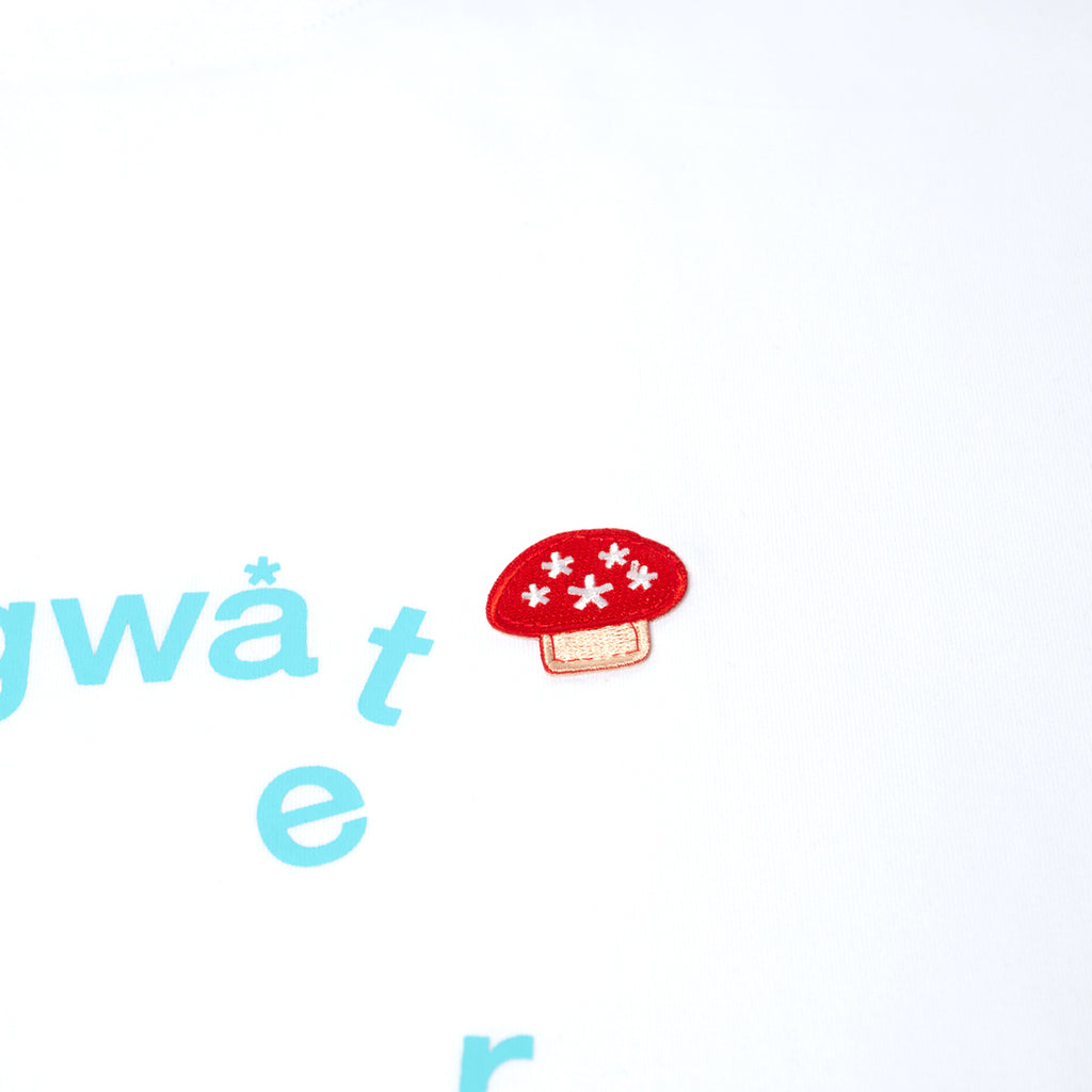 Stingwater Melting Logo with Aga Patch T-Shirt White