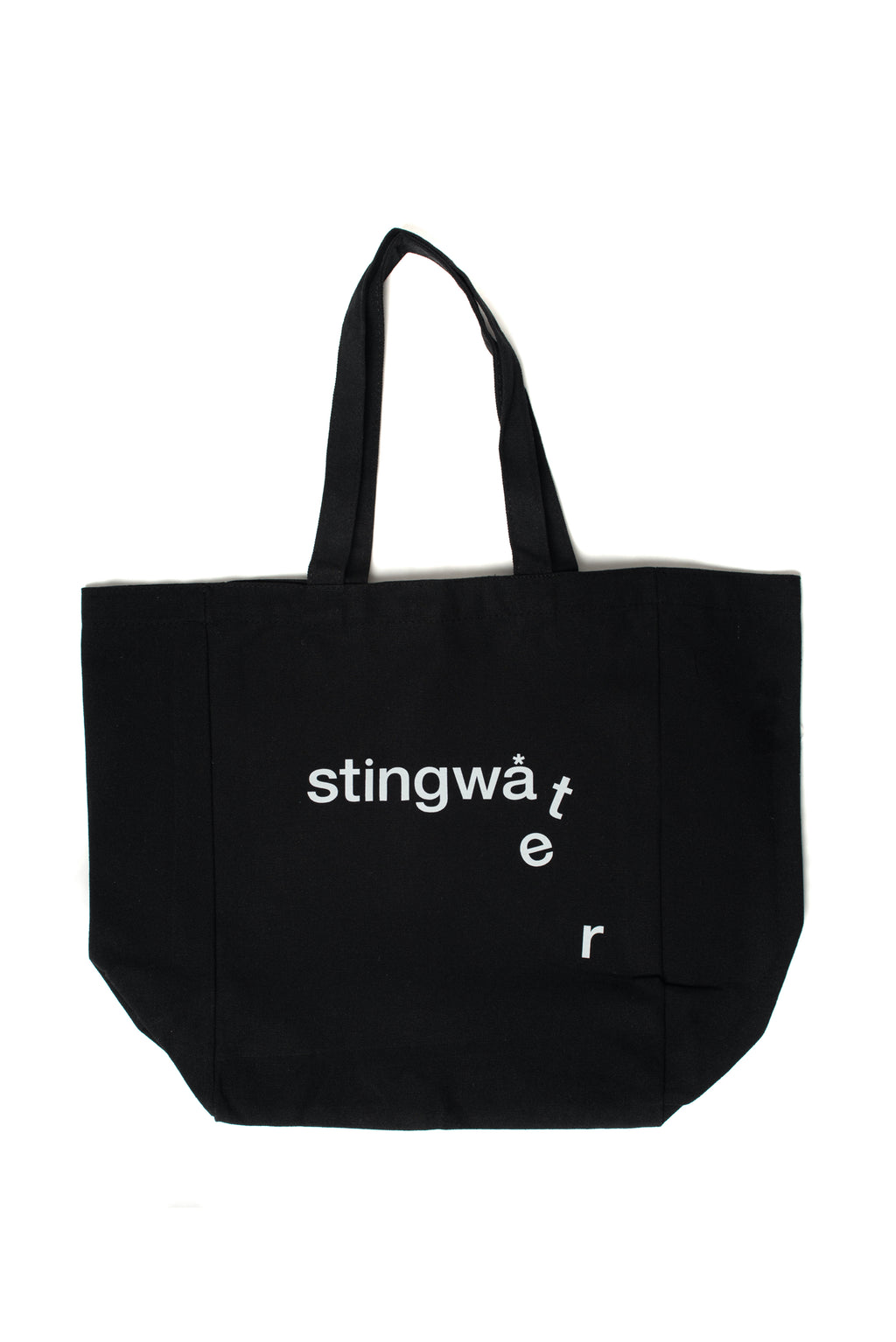 Aga Mushroom Canvas Tote Bag Black